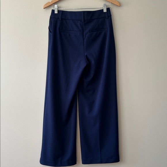 Ricki’s Scuba Crepe Wide-Crop Navy Pant - Picture 8 of 11